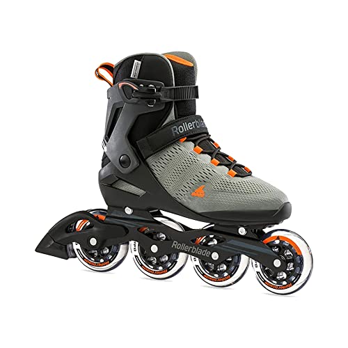 Rollerblade Herren Sirio 90 Inline-Skate, Antracite/Arancio, 45 EU