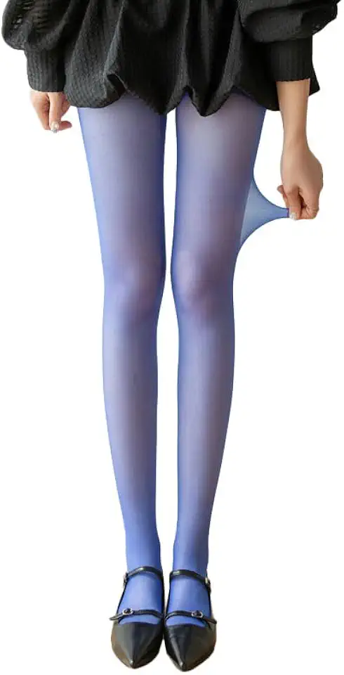 Meia-calça de seda colorida ultrafina transparente tamanho único para 40 a 63 kg