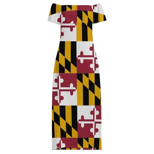 Women's Summer Yellow Duck Four Piece Shoulder Dress