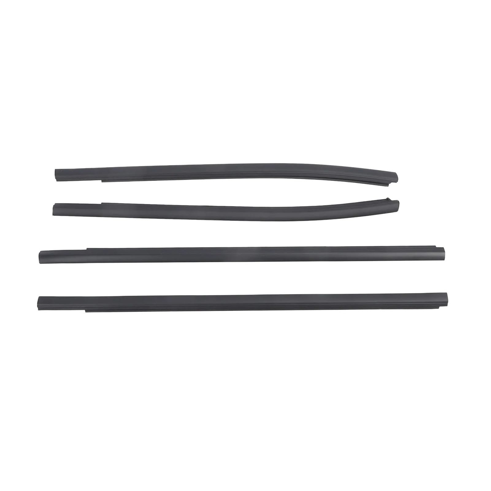 Sifusm One Color Rubber Seal 4Pcs Car Door Window Weatherstrip Sealing Strip Moulding Trim For Ranger Px2 Px3 For Wildtrak For Raptor Xlt Xl Ab3z2625554f Strip