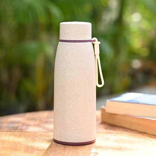 Eha Earth Friendly Motiva Water Bottle Made with Rice Husk, 400ml