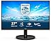 Philips 272V8LA, Monitor 27" LED VA, Full HD, 4 ms, 3 Side Frameless, Low Blue Mode, Flicker Free, HDMI, Display Port, VGA, VESA, Audio Integrato, Nero