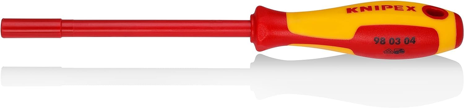Knipex 98 03 04 VDE Insulated 4mm M2 Nut Driver Spinner Screwdriver