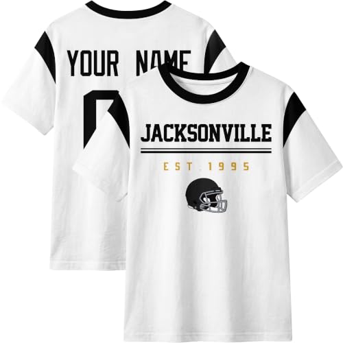Image of T-Shirt Custom Crewneck Short Sleeve for Men Gifts | Custom T-Shirt Personalized Name and Number