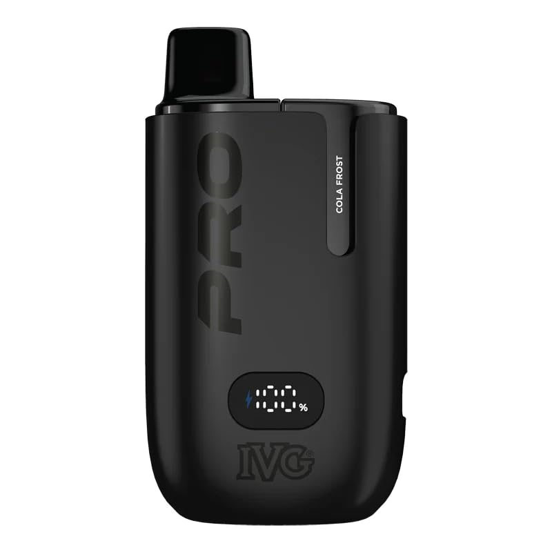 IVG PRO 10k puffs Cola Frost Flavour with Digital Battery Display new flavour