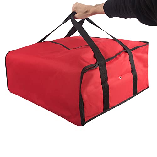 Pizza Carrier Insulated Bags Extra Large for Deliveries – Holds up to 4 Fresh Pizzas, Insulated Pizza Carrier Delivery Bag (Red) by Trail maker - Image 9