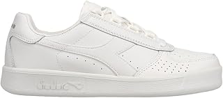Diadora Mens B. Elite Perforated Lace Up Sneakers Shoes Casual - White