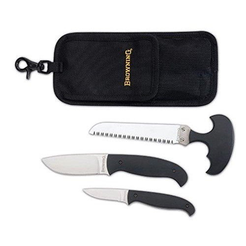 Browning Hard Core Hunter Knife Combo, Black