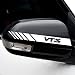 ZWH-box 2 Stück/Set Auto Außenspiegel Rückspiegel Aufkleber Set personalisierte Aufkleber Streifen Rückspiegel Dekoration Aufkleber für Citroen VTS Car Styling