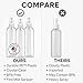 Bar5F Clear Plastic Spray Bottles – 8.5 oz / 250 ml (3-Pack) Refillable Water Spray Bottle Set | Fine Mist Spritzer for Hair, Plants & Beauty Use – Empty Reusable BPA-Free Plastic Bottles Made in USA