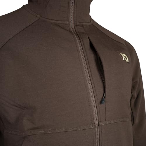 First Lite Men's Rugged Wool Zip Hoody - Durable Merino Wool Camo Hunting Jacket2