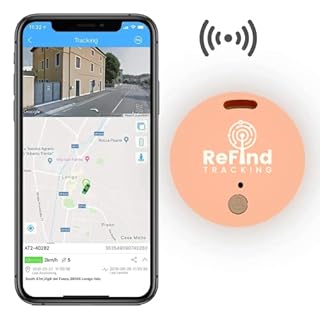 ReFind R2 Localizzatore Intelligente per Android e iPhone. Mini Tag GPS Bluetooth 5.0. Alternativa Samsung AirTag per Chiavi, Animali, Portafogli e Bagagli (rosa)