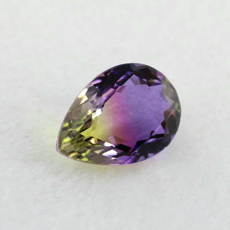 Perle di vetro sintetico sciolte in pietra di tormalina anguria a forma di pera, dimensioni 4x6mm-13x18mm per la creazione di gioielli-BX06-8x10mm 50 pezzi