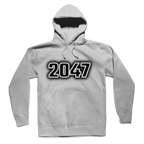 Hoodie 2047 unisexe gris chiné : le vêtement de mi-saison doux et réconfortant