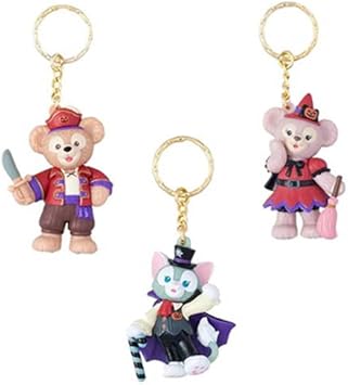 Amazon 東京ディズニーシー ディズニー ハロウィーン ハロウィン 16 ダッフィー シェリーメイ ジェラトーニ キーチェーン セット アニメ 萌えグッズ 通販