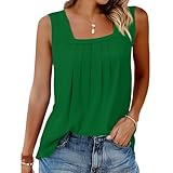 Tank Top Mujer, Incorporado Basicas Cuello V Deporte Camiseta Tirantes, Camisas Tallas Grandes Vestir Pack Larga Rosa Tops Ropa de Deporte Camisolas Lencero Camiseta Sin Mangas Mujer M