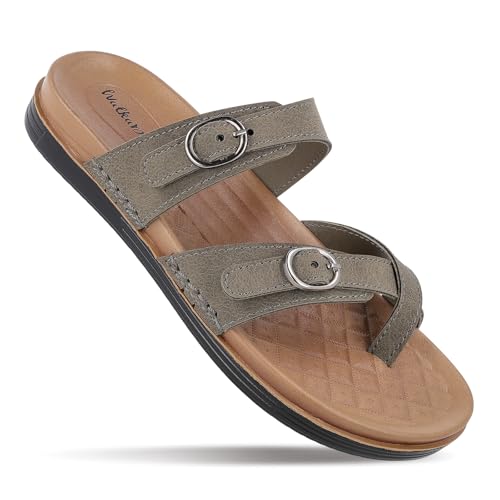 Image of WALKAROO Comfort Sandal For Women's|CloudStep Double-Density PU Sole - Ultimate Comfort|Stylish Casual Wear|WE2501