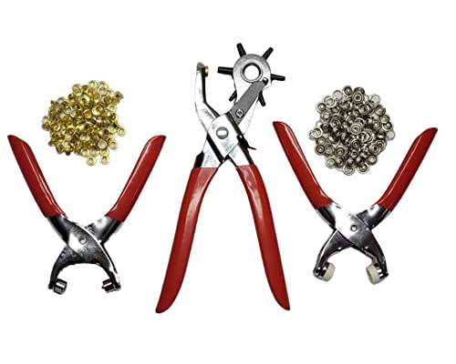 LANMAX Conjunto De Alicate Para Ilhós Kit 3 Alicates