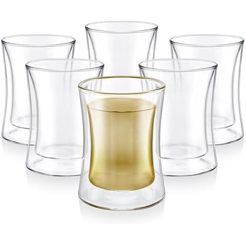 Teabloom Insulated Turkish Tea Glasses - Set of 6 Cover
