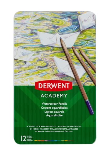 Derwent Academy Set – Aquarell 12 Tin
