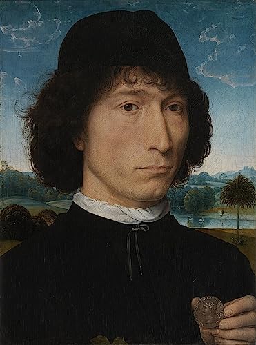 Peinture sur Toile Portrait Hans Memling pour Grand Mur Vide de Chambre