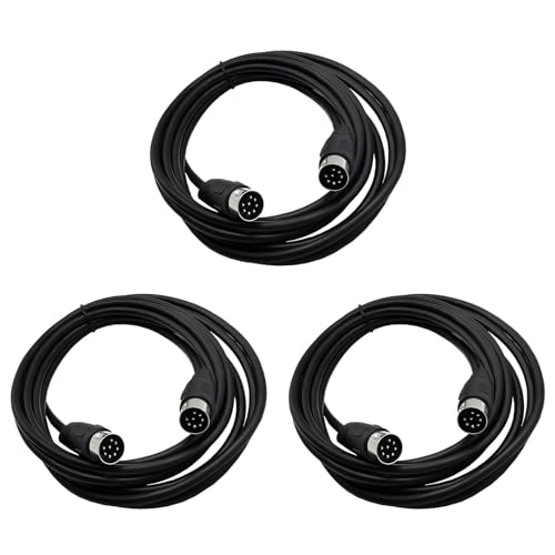 Câble audio Din 8 broches 5M mâle pour une transmission de précision