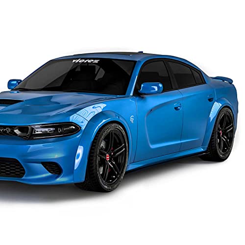 Vicrez Demon Wide Body Fender Flares + Side Skirts Vz102191| Fits/Compatible With/Replacement For Wide Body Kit For Dodge Charger 2015-2022 #TOP1
