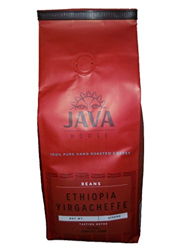Ethiopian Coffee, Yirgacheffe Coffee Region. Medium Roast Coffee Beans. Organic Whole Bean Coffee Vacuum Sealed in Valve Coffee Bags to Maintain Fresh Roast in this Fair Trade Coffee (13.23oz/375gms)