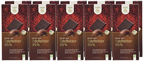 GEPA Bio Grand Noir Edelbitter, 85% Cacao,10er Pack – Bild 5