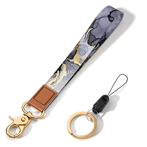 Image of Wrist Lanyard Key Chain, Cute Wristlet Strap Keychain Holder for Women Men Car Keys ID Badges Card Wallet Phone Camera
