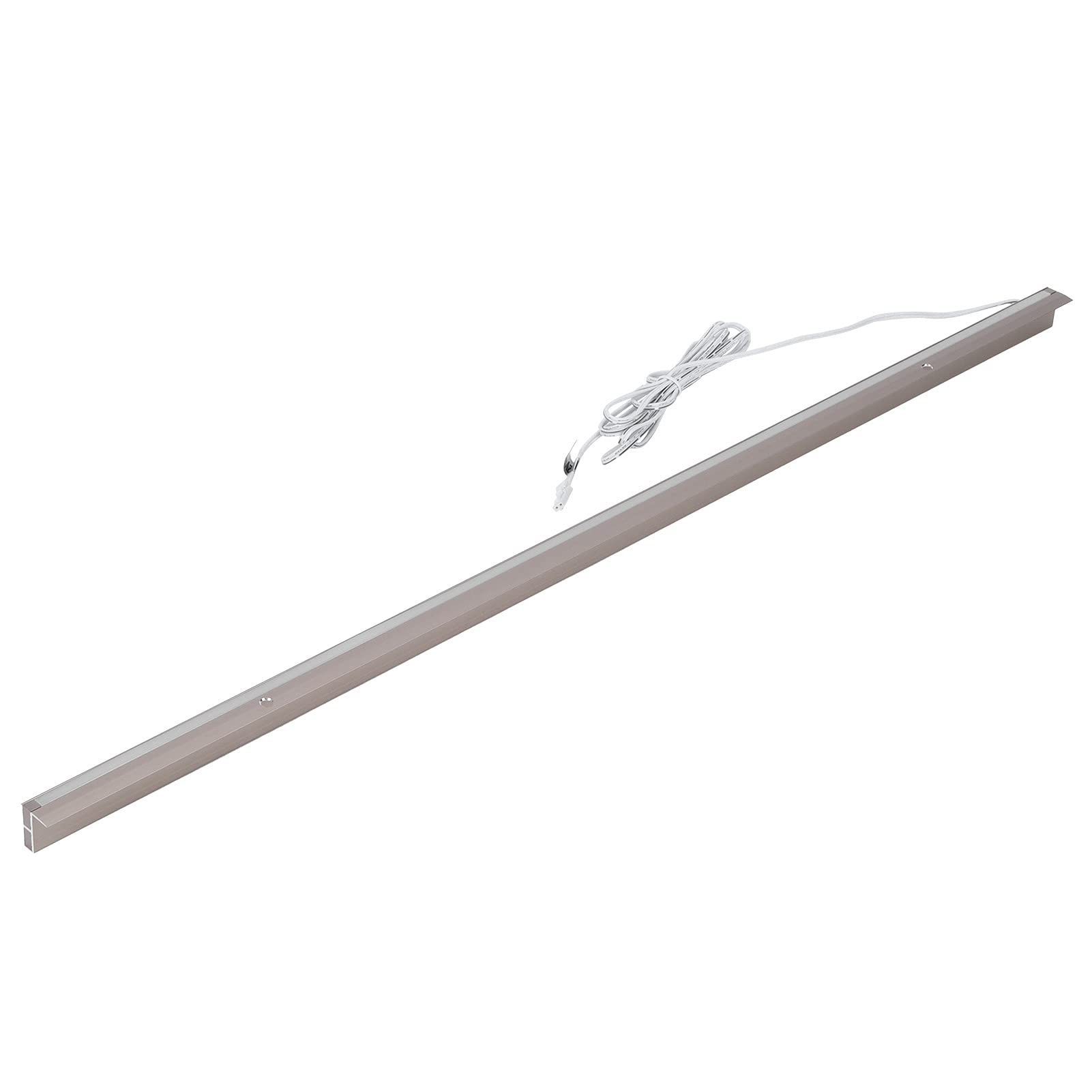 Haofy Luz LED Debajo del Gabinete de Titanio Dorado, Barra de Luz de Doble Cara de 60 Cm, Resistencia a los Rayos UV, Segura, DC12V para Vitrinas, Salas de Exposiciones