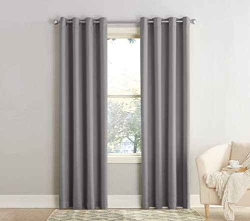 Sun Zero Barrow Energy Efficient Grommet Curtain Single Panel #TOP30