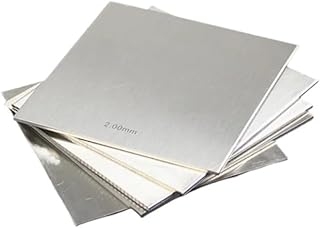 316Lステンレス鋼板 角板 厚さ0.5/1/1.5/2/3mm(100x100mm 2pcs,Thickness 0.5mm)