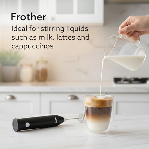 AGARO Regal Rechargeable Milk Frother, 3-Speed Handheld Electric Whisk with Stand, Portable Mixer for Coffee, Lattes, Hot Chocolates, Shakes & Eggs, Home & Office Use, Stainless Steel - Image 3