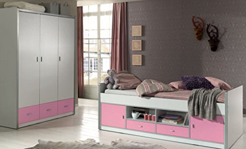Vipack Kinderzimmer Bonny Kojenbett mit Kleiderschrank Kinderbett Bett...