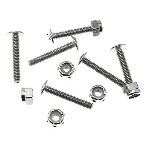 ZRM&E 6Sets Foosball Screws and Nuts Metal Foosball Player Part Man Spare Parts Football Table Accessories