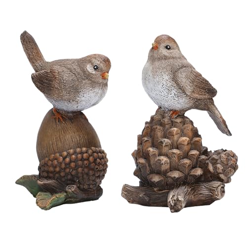 Figuritas de Pájaros Artpaul en Resina para Decoración de Hogar miniatura 1