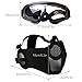 Adjustable Mesh Half Face Mask with Protective Airsoft Mask and Outdoor Goggles