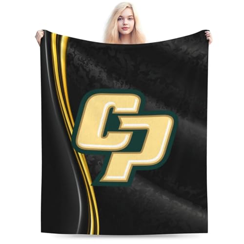Cal Poly Mustangs Ultra-Soft Micro Fleece Blanket Multi-Size Flannel Blanket