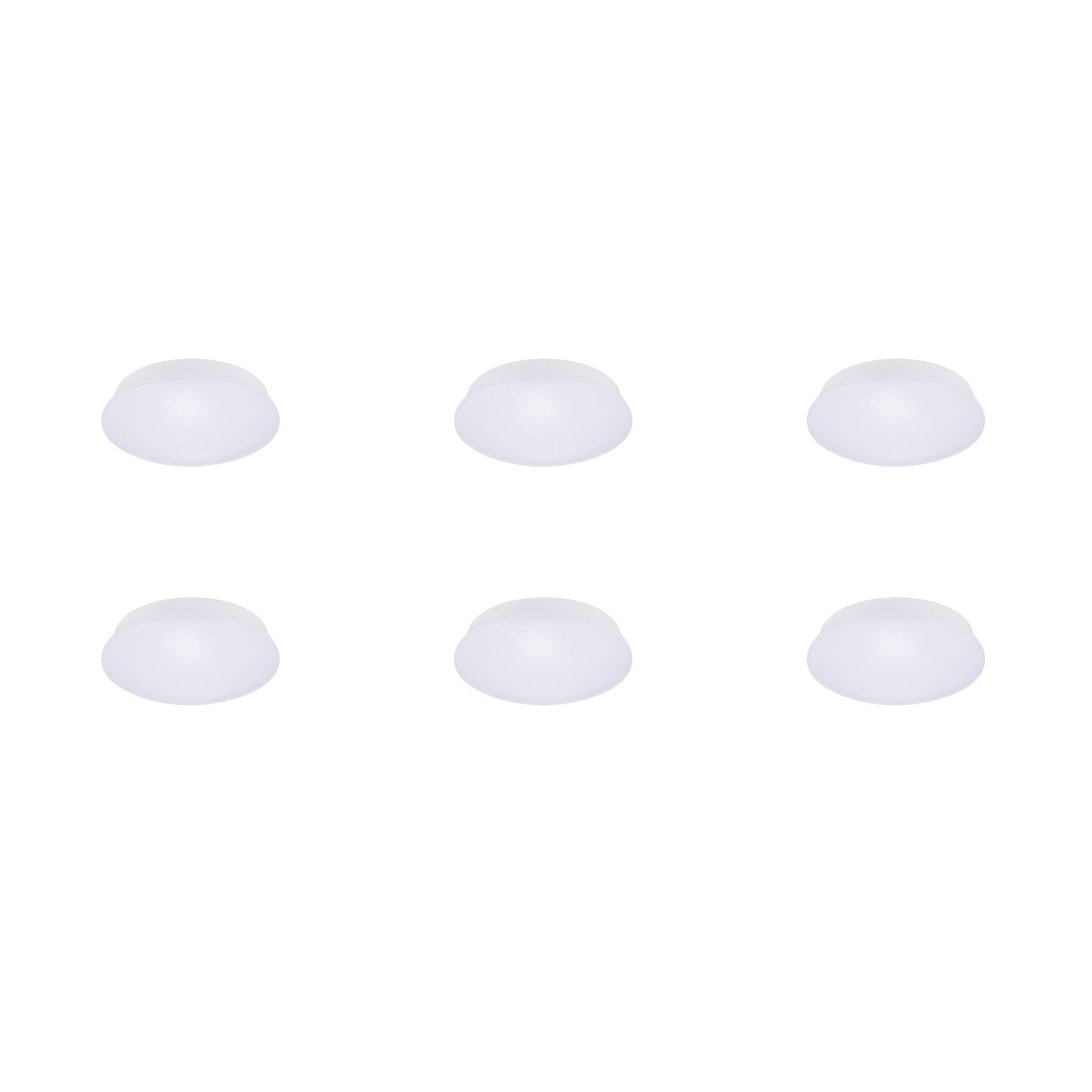 SYLVANIA SylCircle LED Round Ceiling Light 16.5W 2000 Lumens IP54 Flush Mount - Pack of 6