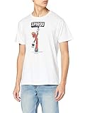 Marvel, Blanco, L Camiseta para Hombre Mespirots001