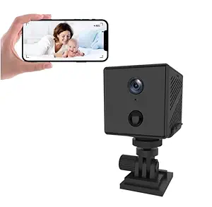 FREDI HD PLUS Spy Sim WiFi Camera 4G Support Sim Card Battery Built 32gb in 140 Angle Indoor Security Camera