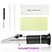 Brix Refractometer with ATC, Brix 0-32, Hydrometer in Wine Making, Homebrew Kit (0~32%)