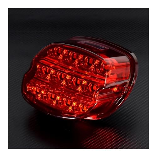 Feu arrière LED moto 12V étanche à haute luminosité pour garde-boue Dyna et Sportster