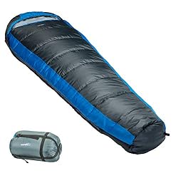 skandika Oakland - Sacco a pelo a mummia - extra lungo - 230x85cm - Accoppiabile (sinistra)