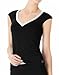 Calvin Klein Women's Essentials With Satin Short Sleeve Top
