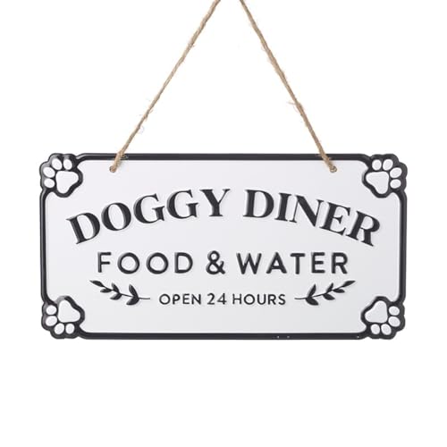 Image of Heaven Sends Doggy Diner Metal Sign