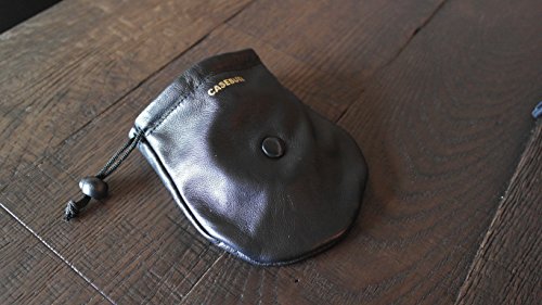 Casebudi Luxurious Super Soft Leather Watch Travel Case | Black #TOP3