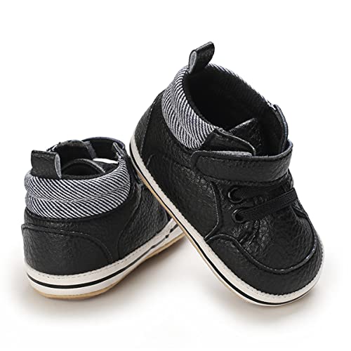 Image of E-FAK Baby Shoes Boys Girls Infant Sneakers Non-Slip Rubber Sole Toddler Crib First Walker Shoes