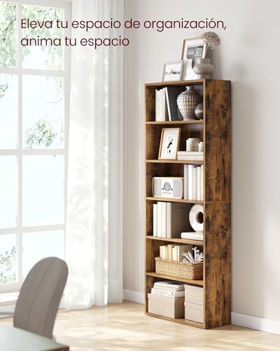 Librería de 6 niveles para solucionar la falta de espacio y desorden en salas de estar 5